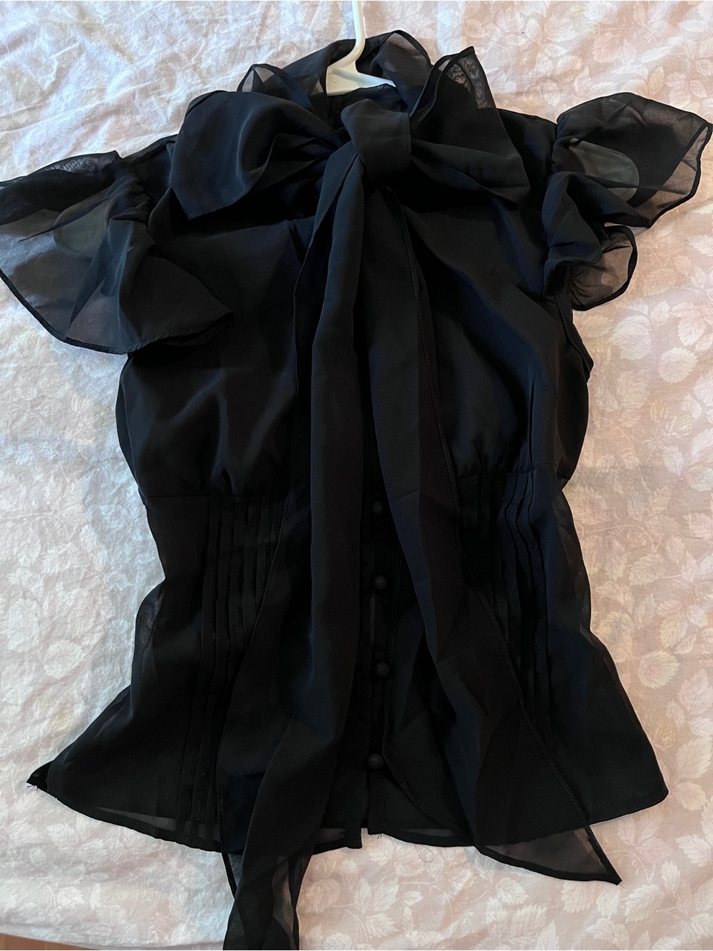 Danielle Guizio Black Ara Top - Picture 2 of 2